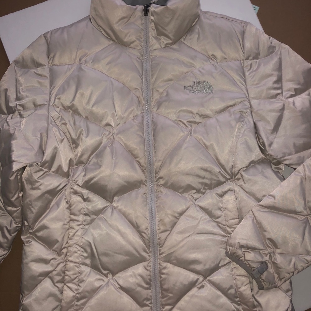 North Face cream/silver Jacket